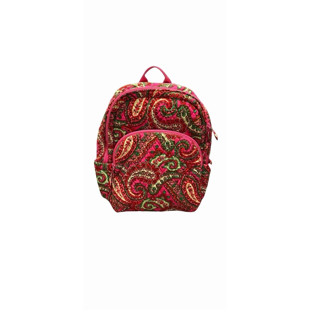 Vera Bradley Essential Large Backpack Capri Pink Carry On Travel Work School NWT